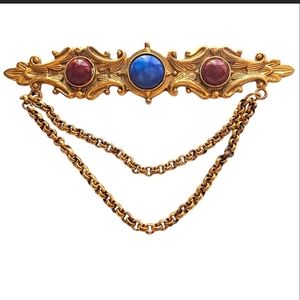 Chatelaine Bar Brooch This stunning vintage 1928 Brand